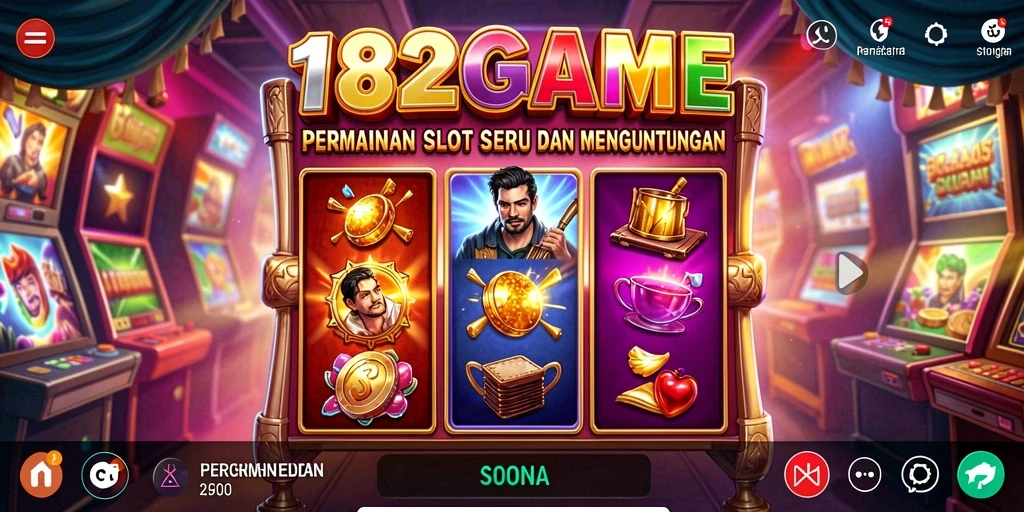 Tampilan menarik dari permainan Slot di 182GAME.