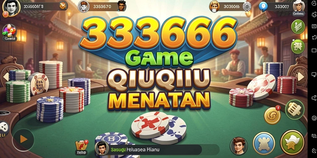 Tampilan gameplay QiuQiu yang seru dan menantang di 333666.