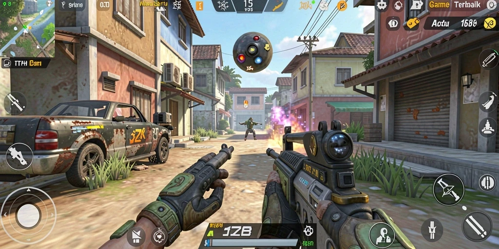 Tampilan seru gameplay 33ZK dalam aksi TPS.