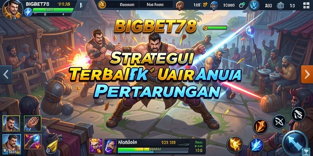 Tangkapan layar menampilkan aksi strategi yang mendebarkan di BIGBET78.