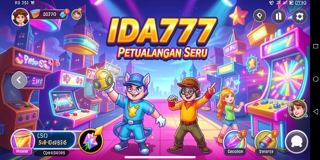 Tampilan gameplay dari IDA777 yang penuh aksi dan tantangan.