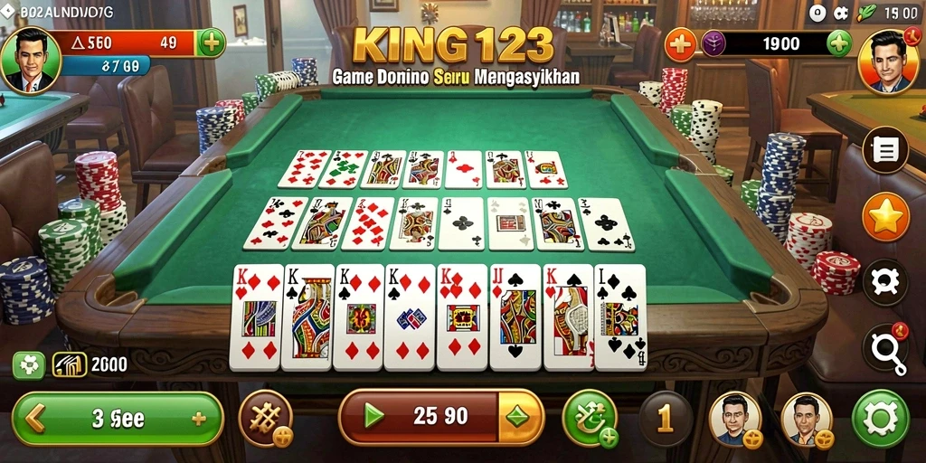 Tampilan menarik gameplay KING123 yang memukau.