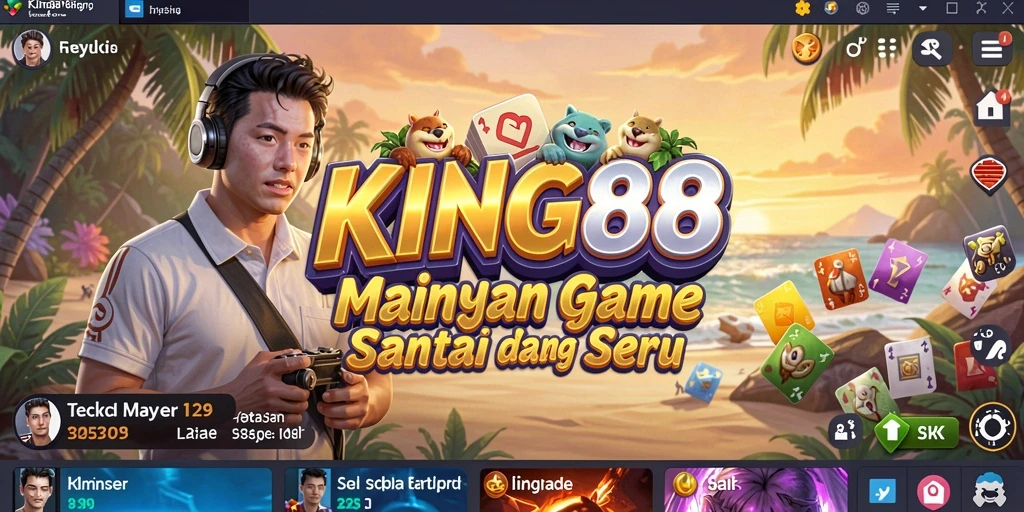 Screenshot KING88 menunjukkan gameplay yang mengasyikkan dan penuh warna.