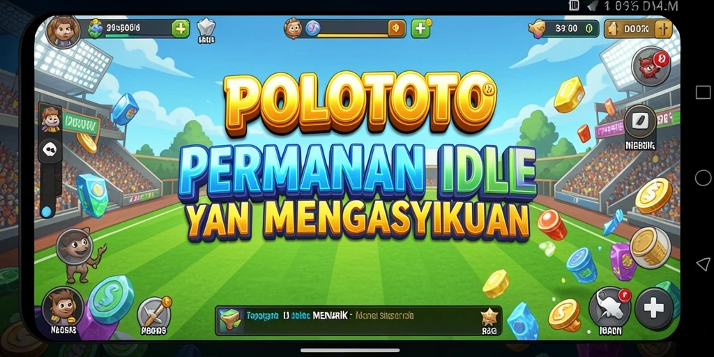 Screenshot gameplay menarik POLOTOTO dalam suasana Idle.