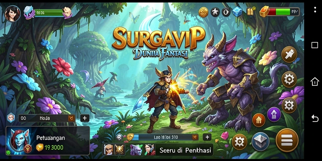Tampilan gameplay SURGAVIP yang menarik dan penuh aksi.