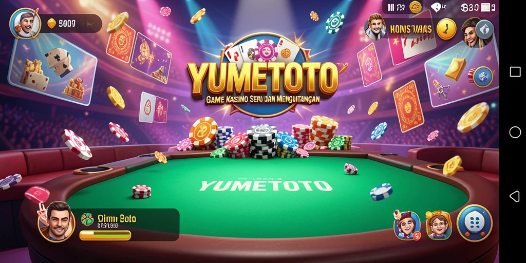 Tampilan gameplay menarik dari aplikasi YUMETOTO.